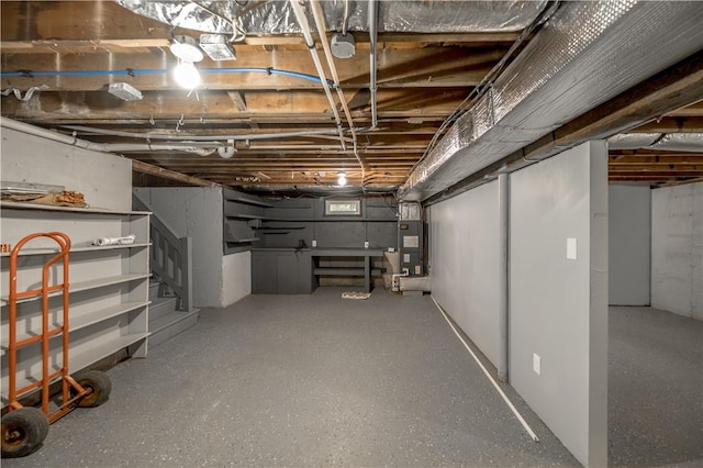 12 Leddy Rd, Cumberland, RI 02864 - unfinished basement featuring stairs
