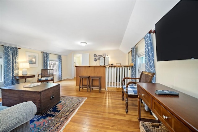 33 Kay St, Newport, RI 02840 - living room featuring healthy amount of natural light and light wood finished floors