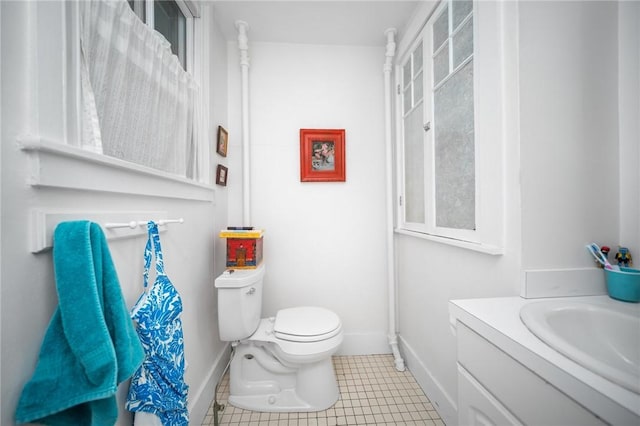 33 Kay St, Newport, RI 02840 - bathroom with tile patterned floors and vanity