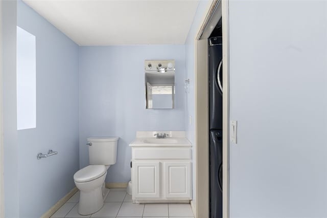 151 Mohawk Trl, Cranston, RI 02921 - half bathroom featuring vanity and tile patterned floors