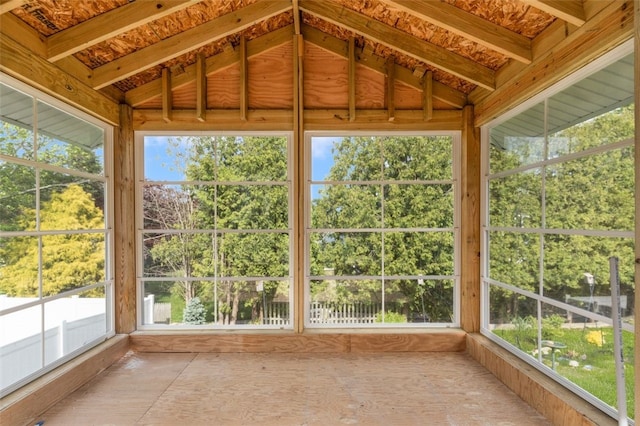 151 Mohawk Trl, Cranston, RI 02921 - unfurnished sunroom with lofted ceiling and plenty of natural light