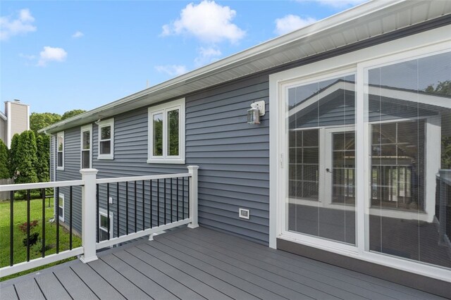 151 Mohawk Trl, Cranston, RI 02921 - view of wooden terrace