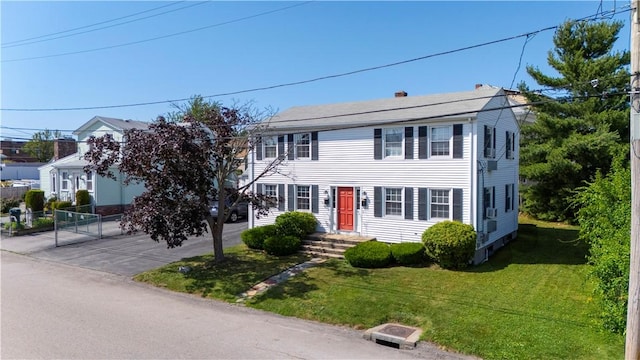 40 Agnes St, East Providence, RI 02914 - colonial home with concrete driveway