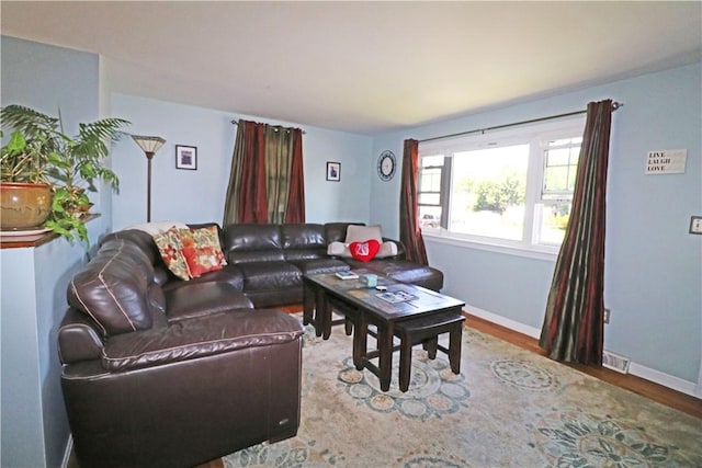 27 Louise Dr, Tiverton, RI 02878 - living area with wood finished floors and baseboards