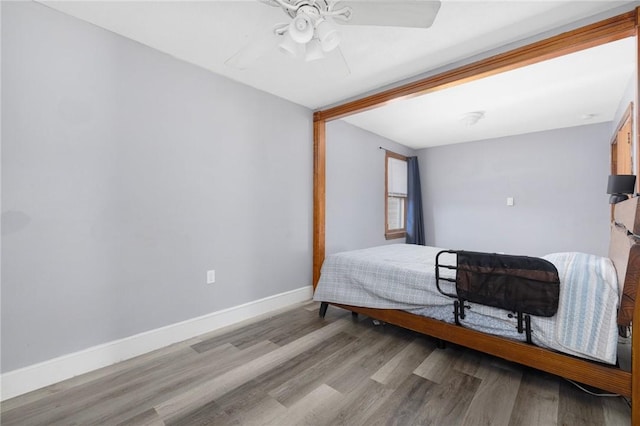 40 W Cole St, Pawtucket, RI 02861 - bedroom with wood finished floors and a ceiling fan