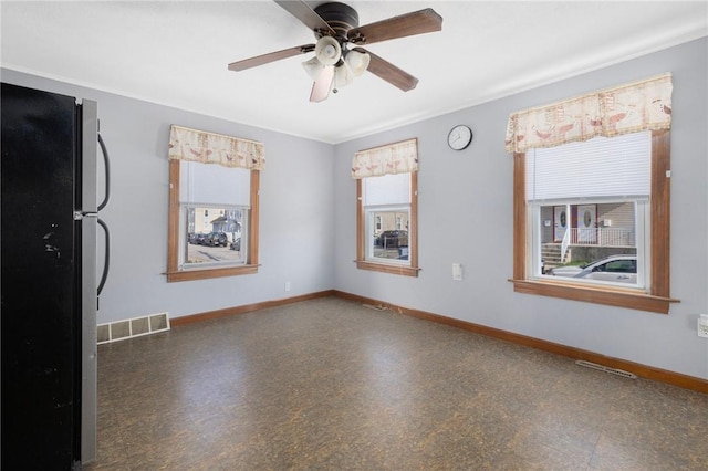 40 W Cole St, Pawtucket, RI 02861 - unfurnished room featuring ceiling fan and tile patterned floors