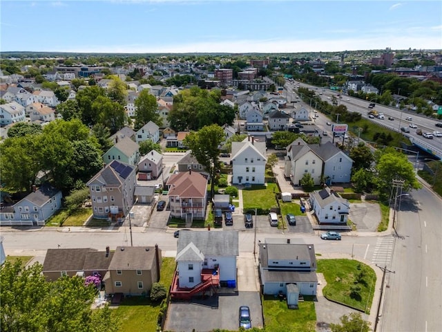 40 W Cole St, Pawtucket, RI 02861 - aerial perspective of suburban area