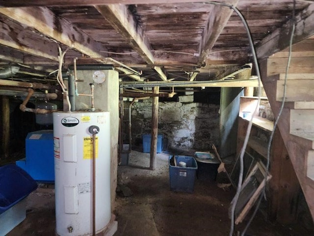 21 White Rock Rd, Westerly, RI 02891 - unfinished below grade area featuring water heater