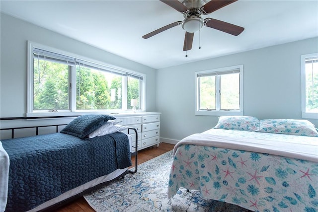 130 Knowlesway Ext, Narragansett, RI 02882 - bedroom featuring wood finished floors and ceiling fan