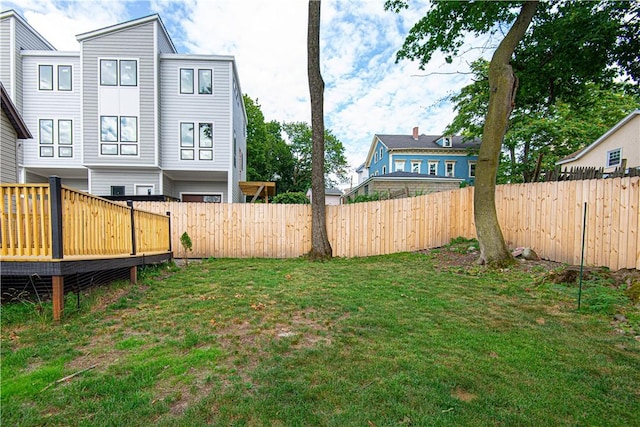 9 Locust St, Providence, RI 02906 - fenced backyard featuring a deck