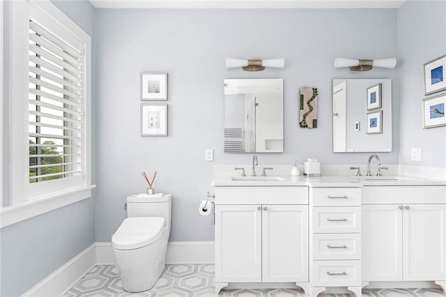 15 Courageous Cir, Bristol, RI 02809 - full bathroom featuring double vanity and tile patterned floors
