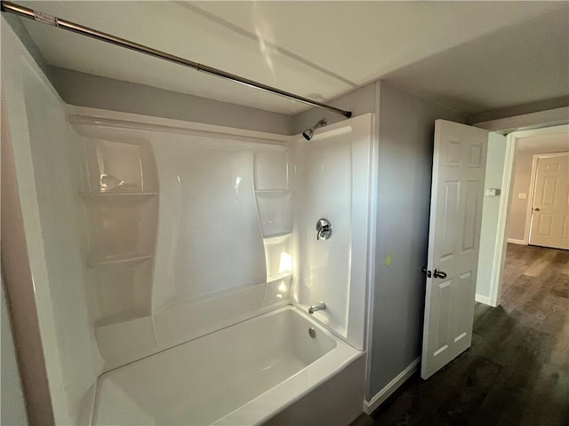 22 Agnes St, West Warwick, RI 02893 - full bath featuring shower / bath combination and wood finished floors