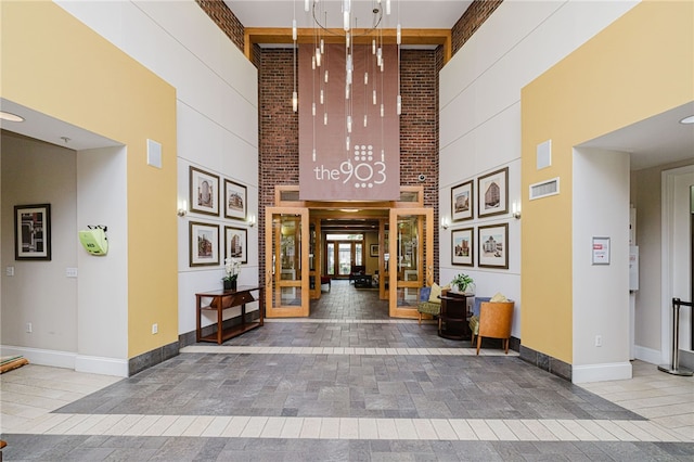 1000 Providence Pl Unit 467, Providence, RI 02903 - community lobby with a towering ceiling