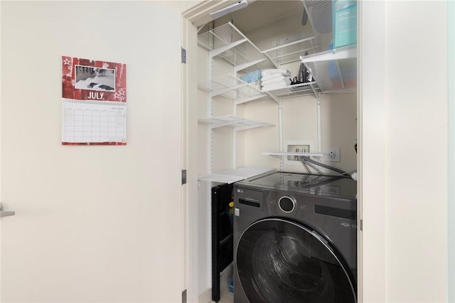 1 W Exchange St Unit 2802, Providence, RI 02903 - washroom featuring washer / dryer