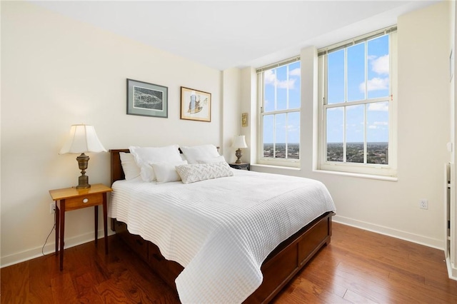 1 W Exchange St Unit 2802, Providence, RI 02903 - bedroom with baseboards and wood finished floors