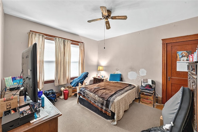 15 Melissa St, Providence, RI 02909 - carpeted bedroom with ceiling fan