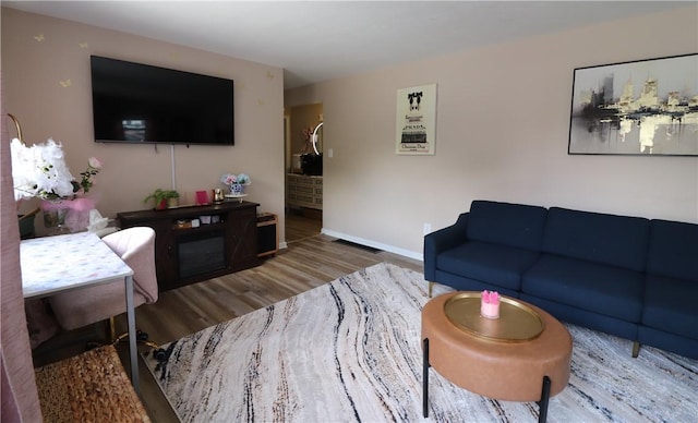 10 Park Way, Lincoln, RI 02838 - living room featuring wood finished floors and baseboards