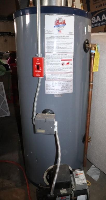 10 Park Way, Lincoln, RI 02838 - utility room with water heater