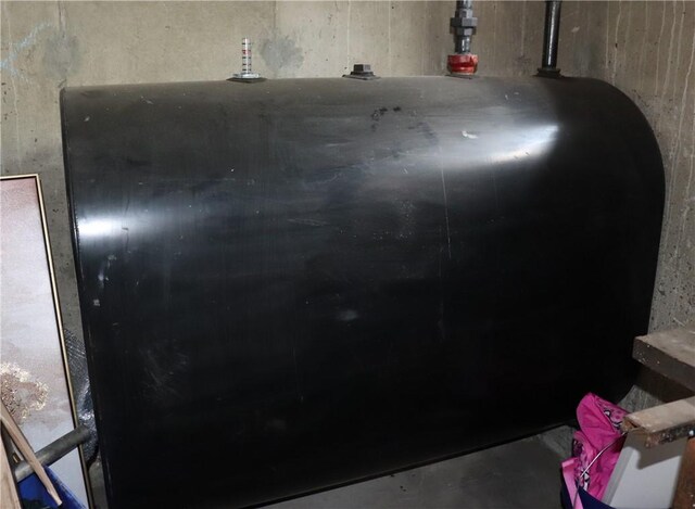 10 Park Way, Lincoln, RI 02838 - basement view of heating fuel and finished concrete floors
