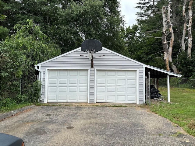 55 Circle Dr, Mansfield, CT 06250 - view of detached garage