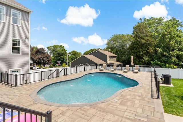 54 Michael Dr, Bristol, RI 02809 - view of swimming pool with a patio and view of scattered trees