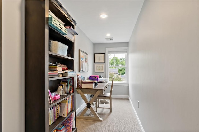 54 Michael Dr, Bristol, RI 02809 - carpeted office space featuring baseboards and recessed lighting