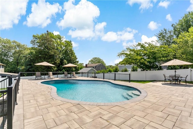 54 Michael Dr, Bristol, RI 02809 - view of swimming pool with a patio area and outdoor dining space
