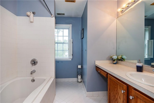 50 S Pond Dr, Coventry, RI 02816 - full bathroom featuring vanity and tile patterned flooring