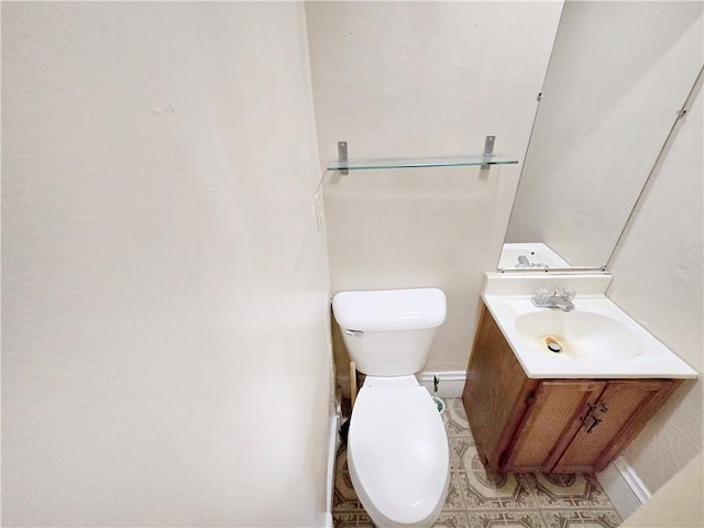 156 Broad St, Burrillville, RI 02859 - half bathroom featuring toilet and vanity