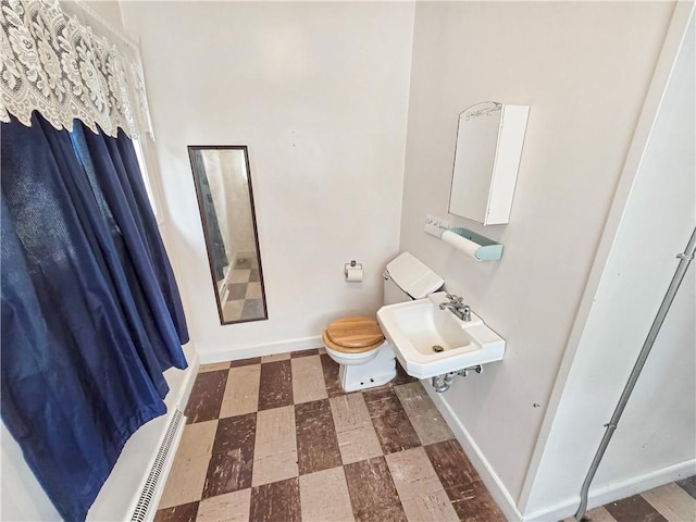 156 Broad St, Burrillville, RI 02859 - bathroom featuring baseboards and tile patterned floors
