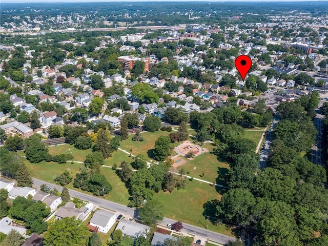155 Hillside Ave, Providence, RI 02906 - aerial view of property's location