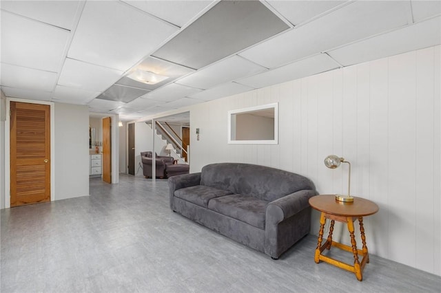 185 Sunnybrook Dr, North Kingstown, RI 02852 - living room with stairway