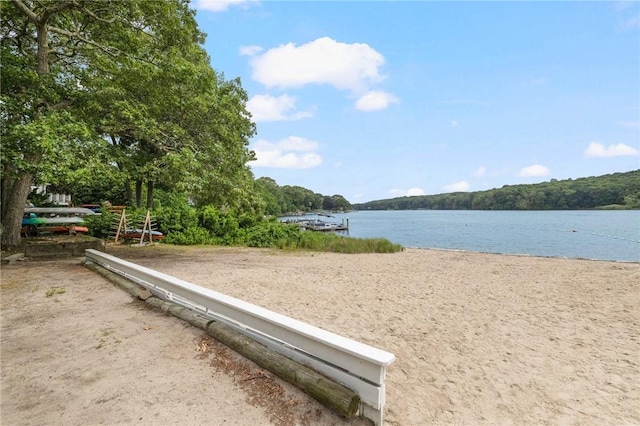 50 Betony Rd, Narragansett, RI 02874 - water view featuring a heavily wooded area