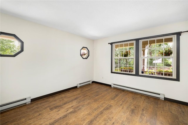 50 Betony Rd, Narragansett, RI 02874 - spare room with a baseboard radiator, wood finished floors, and baseboard heating