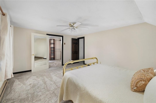 50 Betony Rd, Narragansett, RI 02874 - carpeted bedroom with ceiling fan and baseboard heating