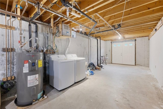 50 Betony Rd, Narragansett, RI 02874 - unfinished basement with water heater and separate washer and dryer