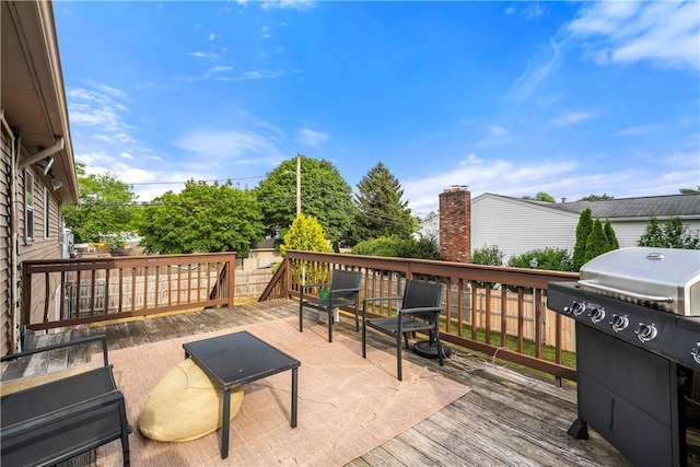 59 Columbus Ave, North Providence, RI 02911 - deck with grilling area