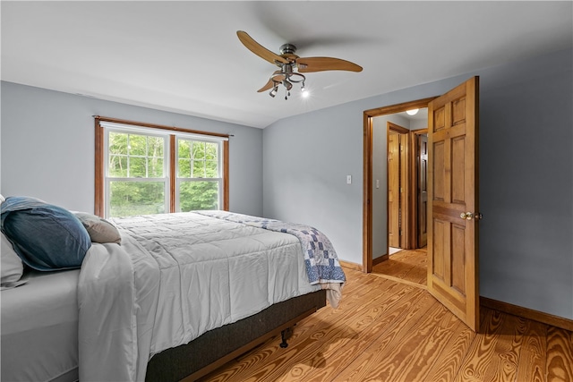 140 Long Hwy, Little Compton, RI 02837 - bedroom featuring light wood finished floors and a ceiling fan