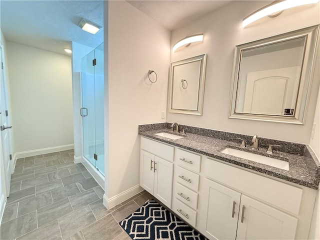 77 Batcheller Ave, Cranston, RI 02920 - full bathroom featuring double vanity and a stall shower