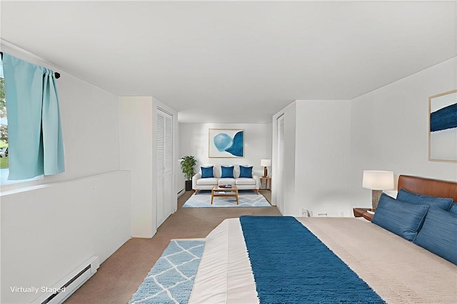 22 Riverdale Rd, Westerly, RI 02891 - carpeted bedroom featuring baseboard heating
