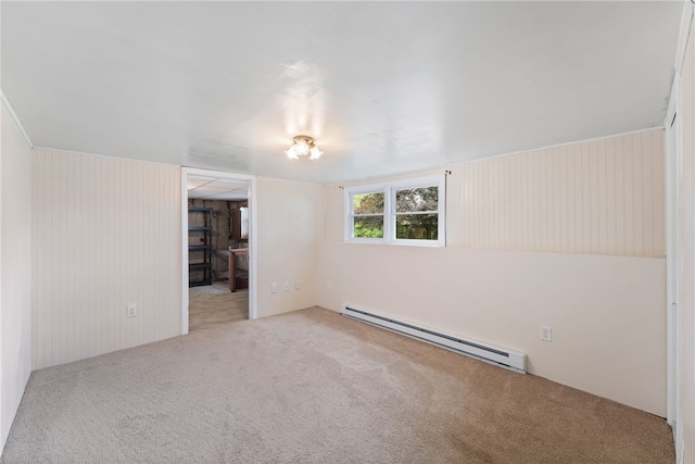 22 Riverdale Rd, Westerly, RI 02891 - unfurnished room featuring a baseboard radiator and carpet flooring