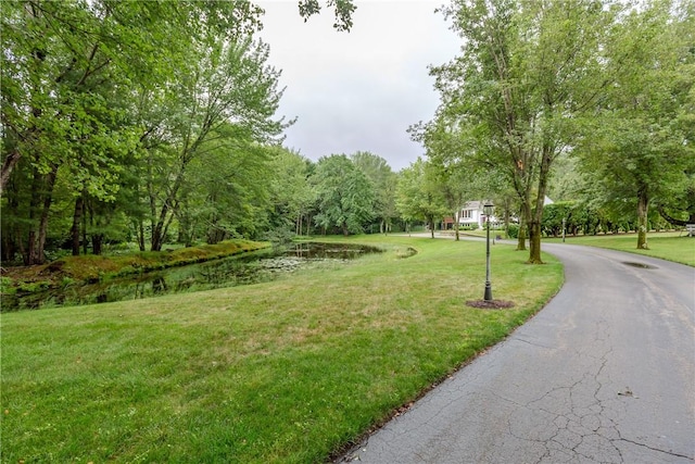 422 Buxton St, North Smithfield, RI 02896 - view of community with a yard, a water view, and driveway