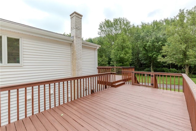 422 Buxton St, North Smithfield, RI 02896 - view of deck