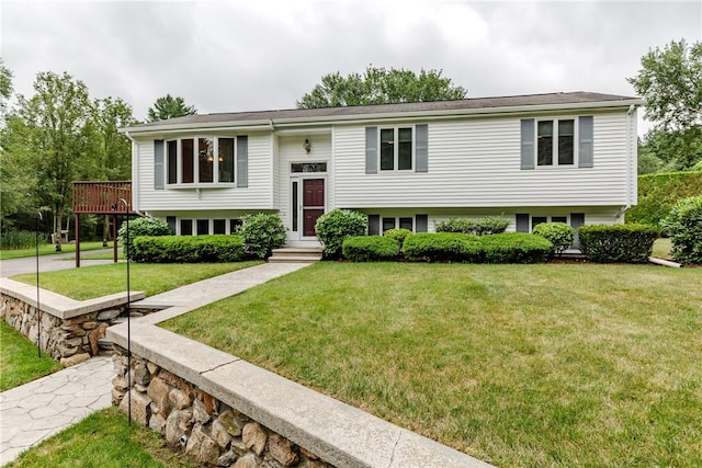 422 Buxton St, North Smithfield, RI 02896 - raised ranch with a front lawn