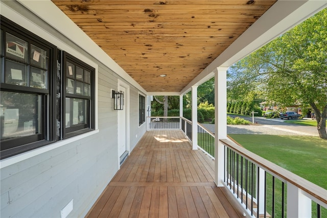 26 Westmoreland St, Narragansett, RI 02882 - wooden porch with a yard