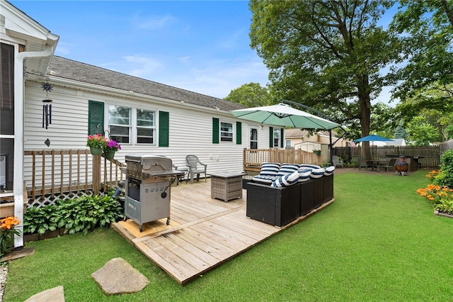 67 Vera St, Warwick, RI 02886 - deck featuring outdoor lounge area and grilling area