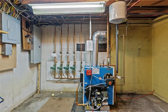 203 Pulaski St, West Warwick, RI 02893 - utilities featuring electric panel and a heating unit