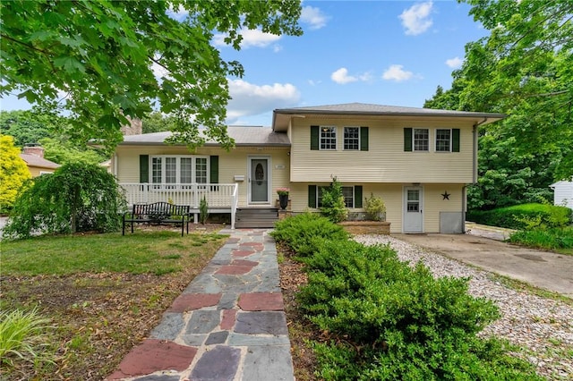 203 Pulaski St, West Warwick, RI 02893 - view of split level home