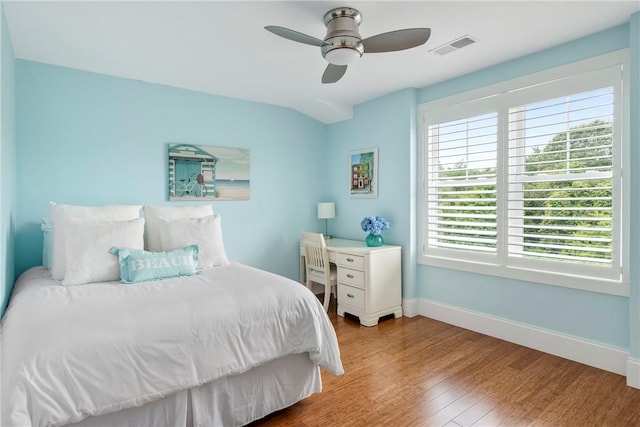 100 Algonquin Rd Unit 13, Narragansett, RI 02882 - bedroom featuring light wood-type flooring and a ceiling fan