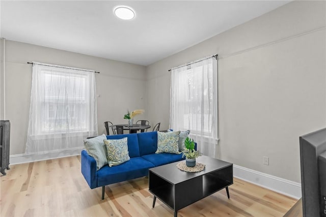 1413 Broad St, Providence, RI 02905 - living area with wood finished floors
